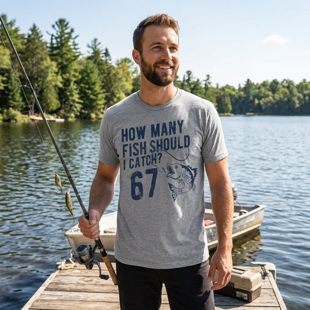 How Many Fish Should I Catch 6 7 Men's T Shirt