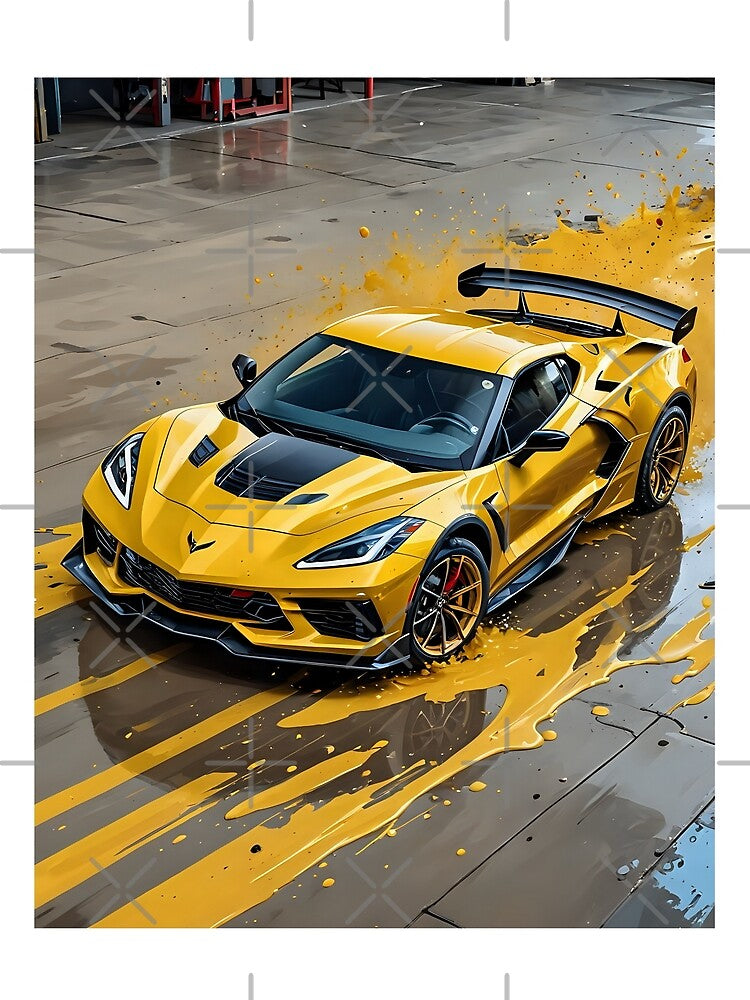 Corvette, sports car, hyper car, by Dan9010