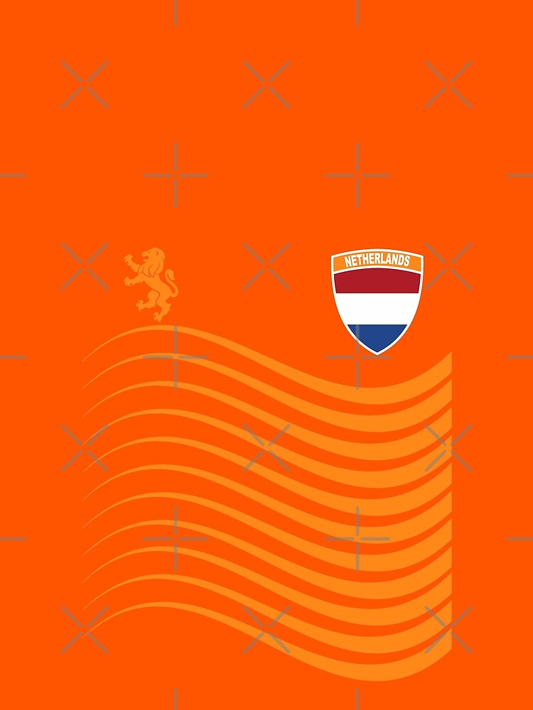 Netherlands soccer football design Nederland Flag by OgeesWorld
