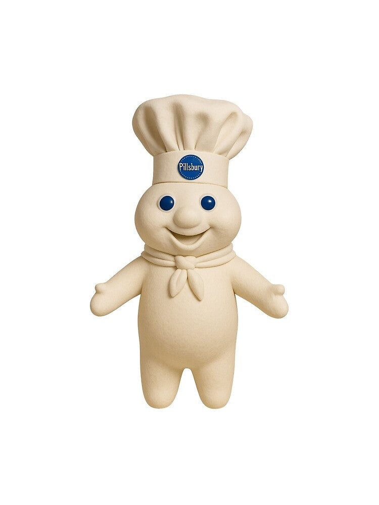 Doughlicious Gains | Funny Mascot Baking Fitness Pun by GeniePixel