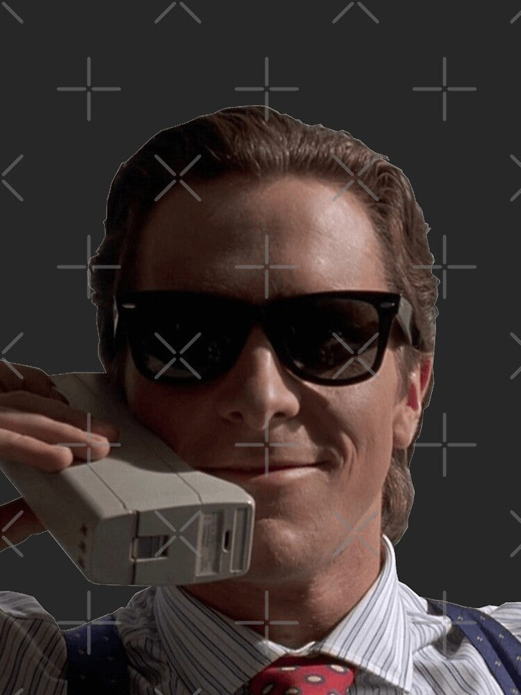 Patrick Bateman on Phone (American Psycho) by muwumbe