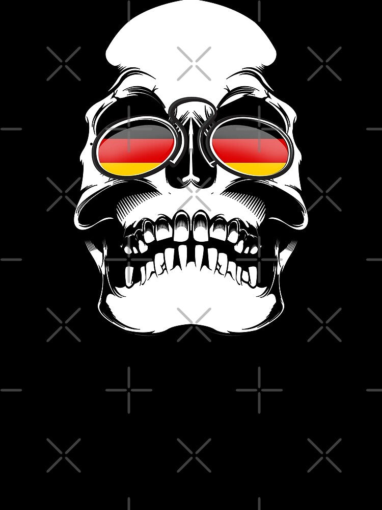 Germany Soccer 2018 World Cup Skull by emphatic