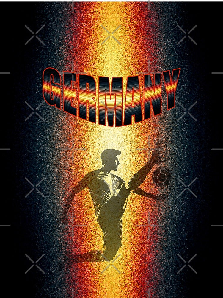 Designer font Germany - Germany and football by Segasprojects