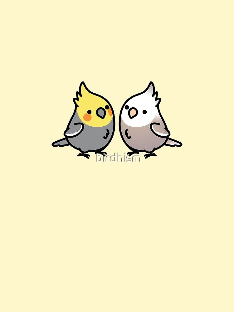 Custom Cockatiel Pair by birdhism
