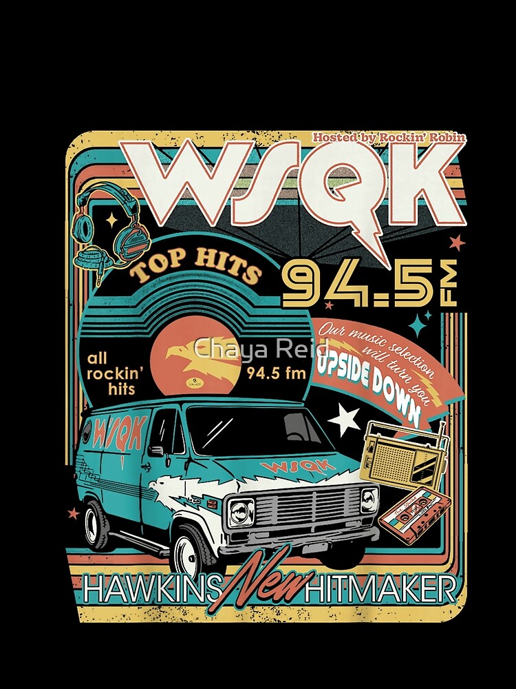 WSQK Hawkins New Hitmaker Retro Season 5 by Chaya Reid