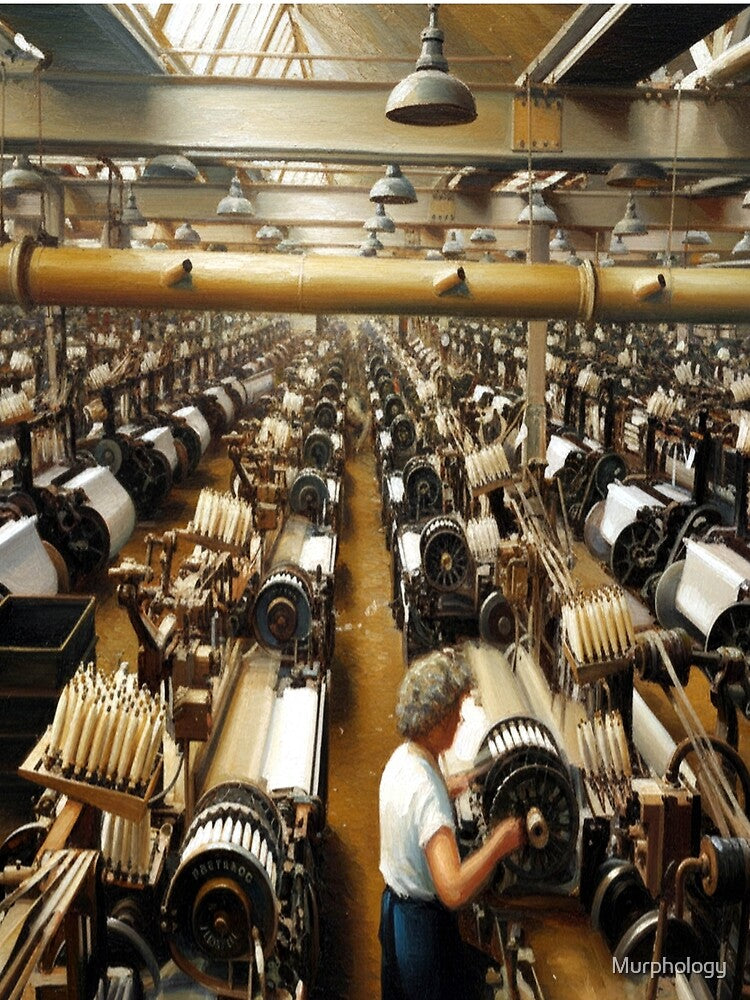 Lancashire Cotton Weaving Mill by Murphology