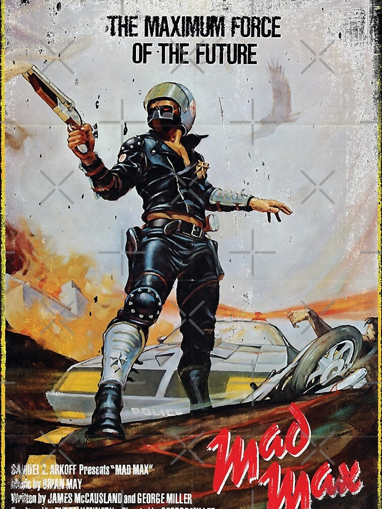 Mad Max distressed movie poster by HelloMadMax