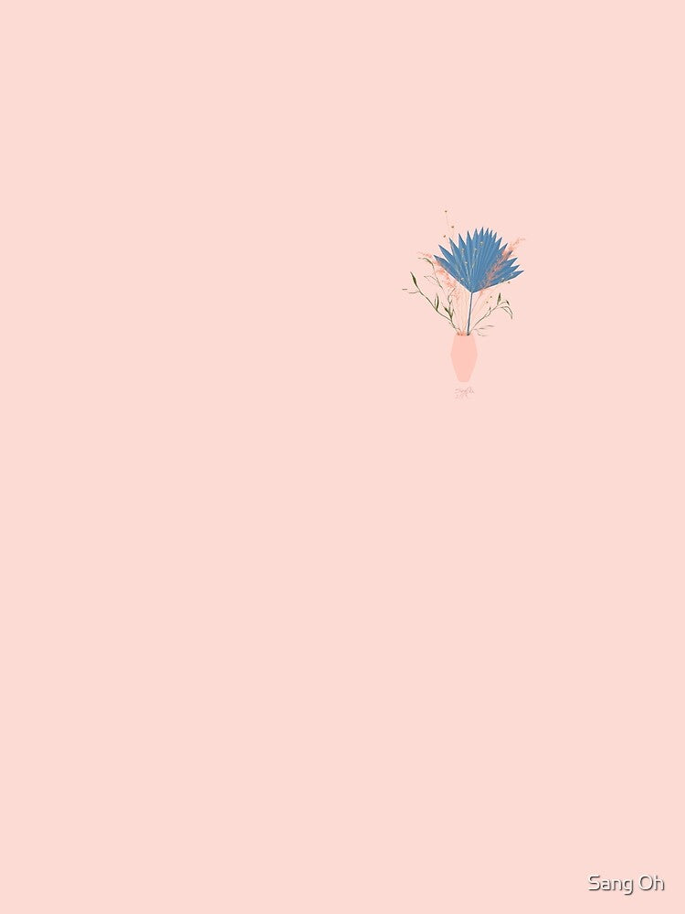 Minimal Modern Floral Arrangement in Pink by Sang Oh
