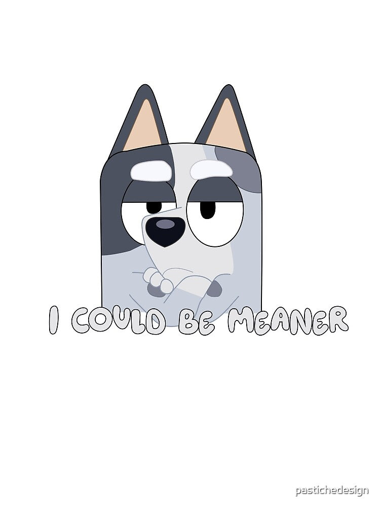I could be meaner - Muffin by pastichedesign