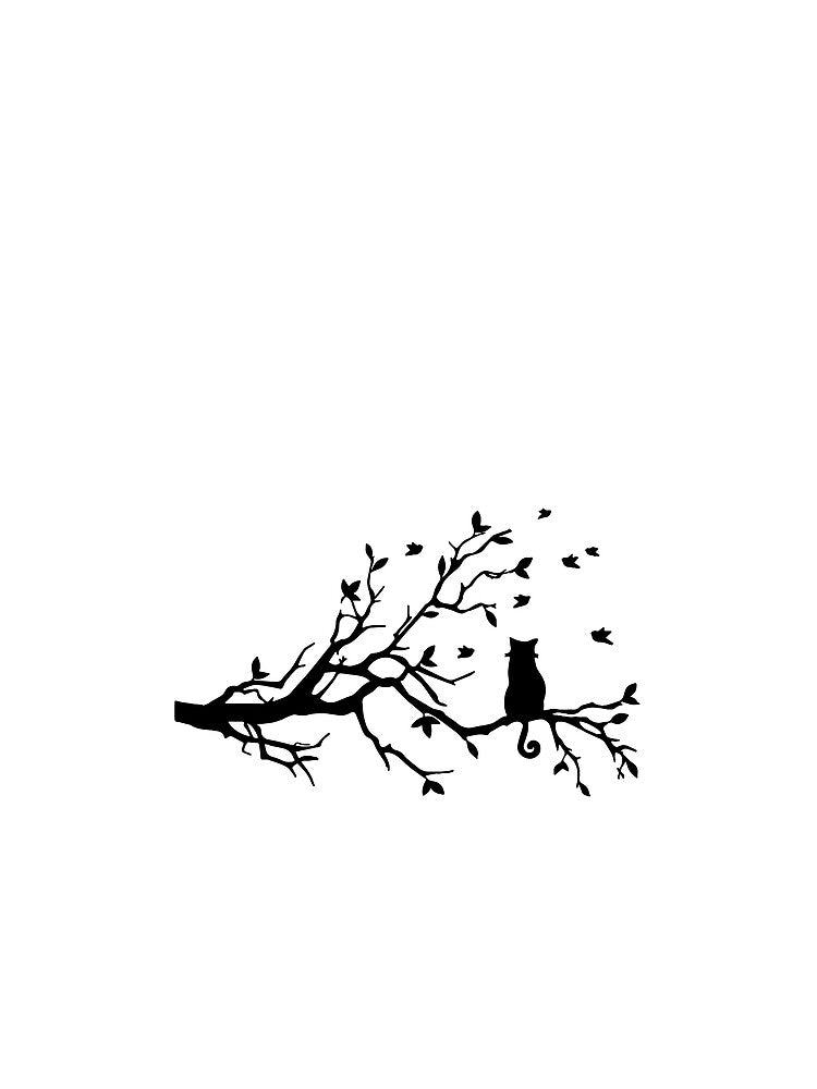 Cat in the Tree Design by derendesign