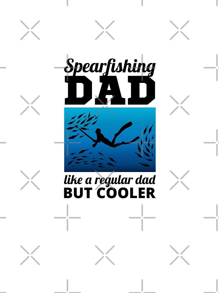 Spearfishing Underwater Fishing Dad Fathers day by TastefulTees