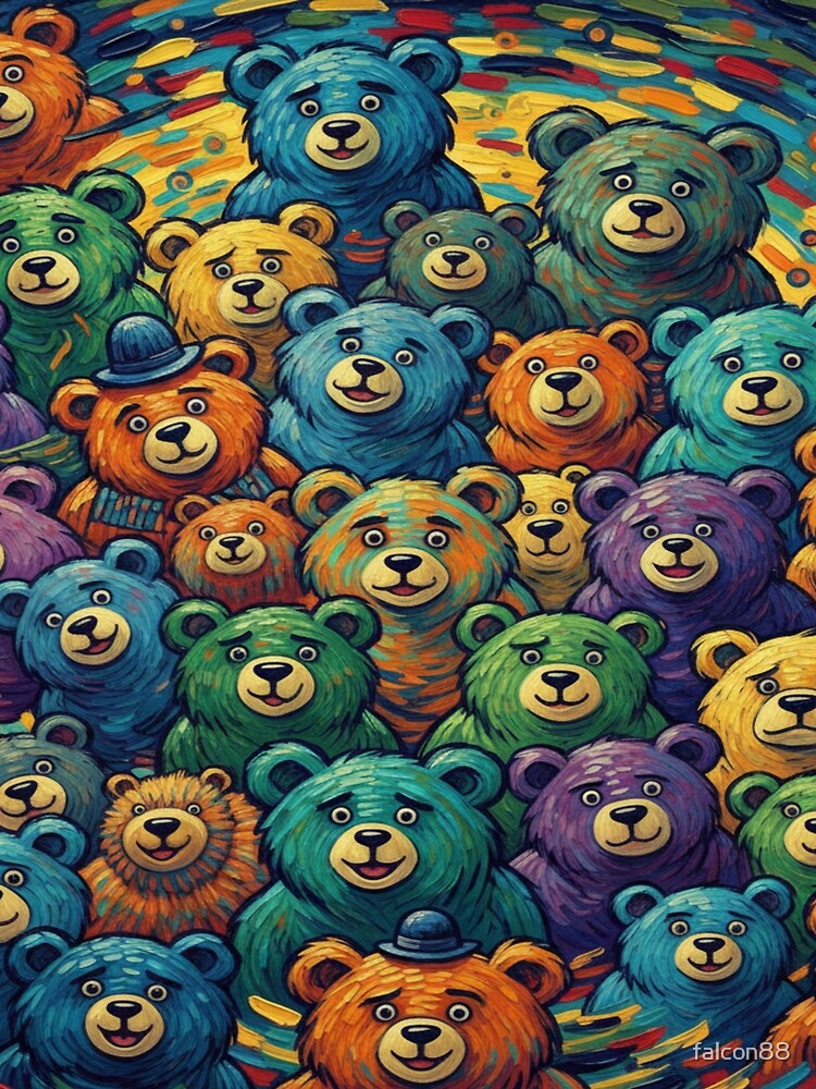 Premium Gift – Cozy Bears Doodle iphone case by Imaginarium of Chaos falcon88