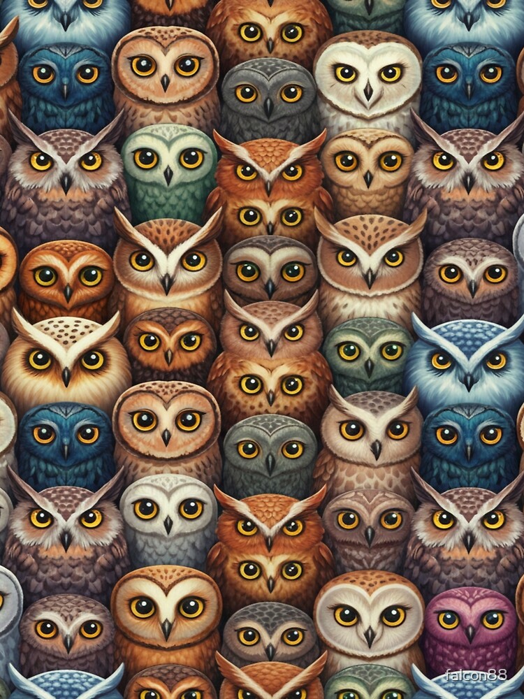 Premium Gift – Mystic Owls Collective Art iphone case by Imaginarium of Chaos falcon88