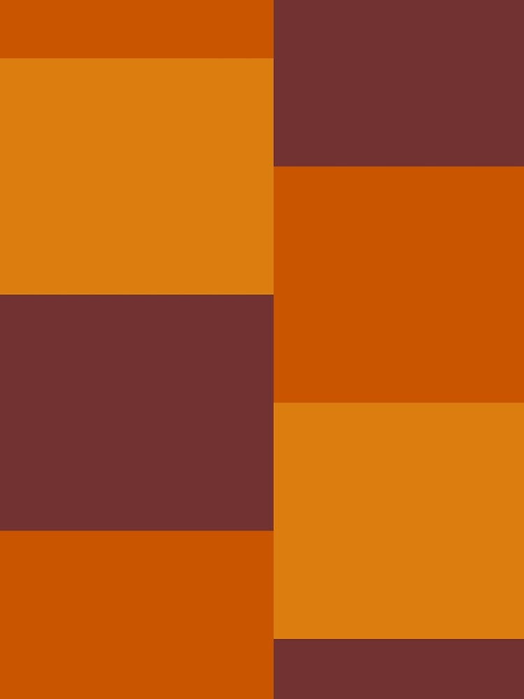 Orange color block rectangles pattern by 247vibes