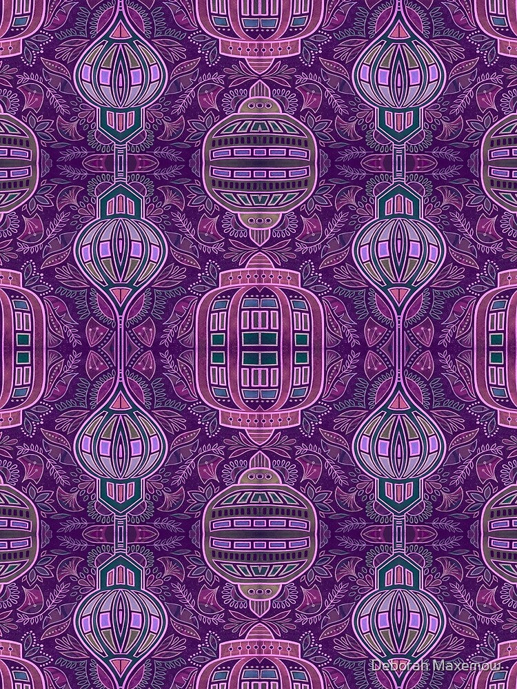 Bohemian Morolantern Plum by Deborah Maxemow