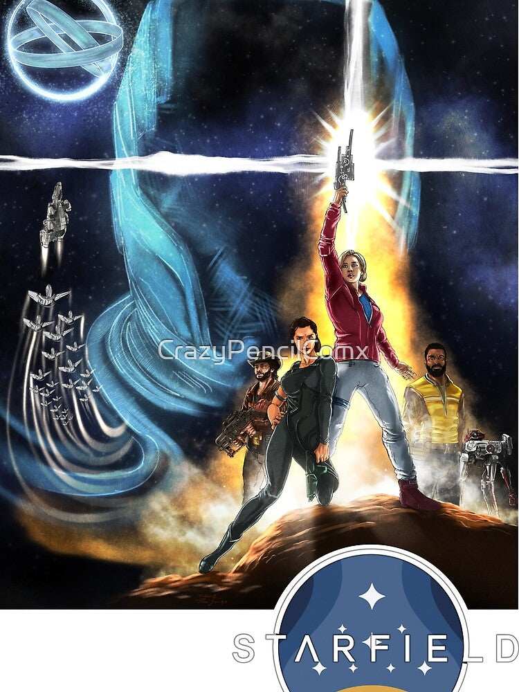 STARFIELD STYLE A POSTER by CrazyPencilComx