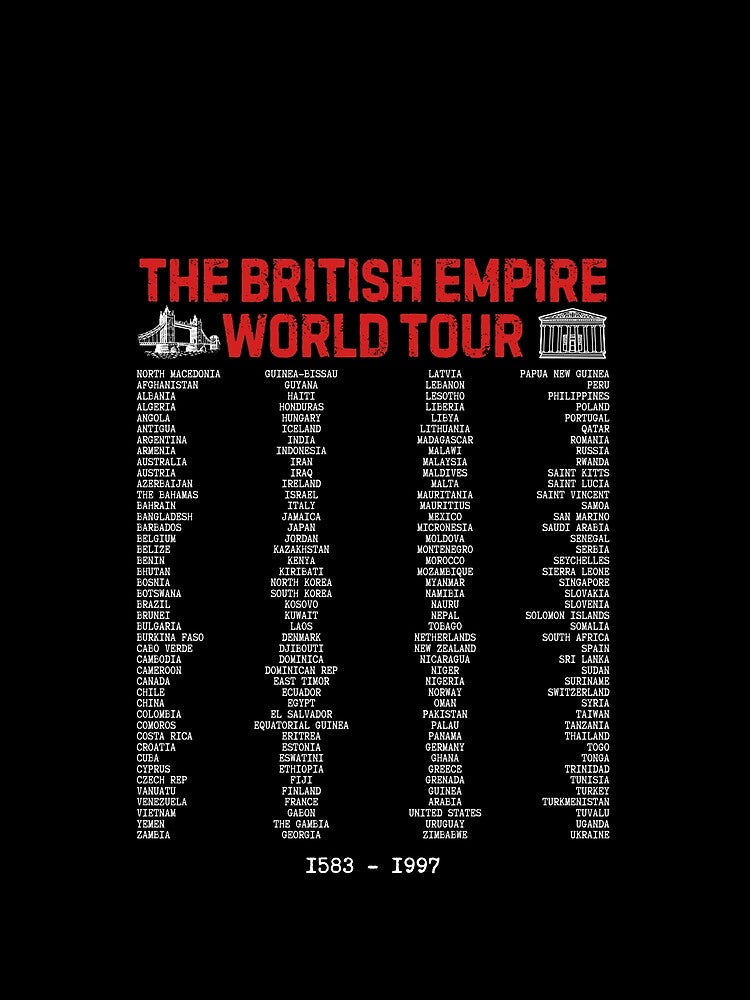 British Empire World Tour by WartimeTShirts