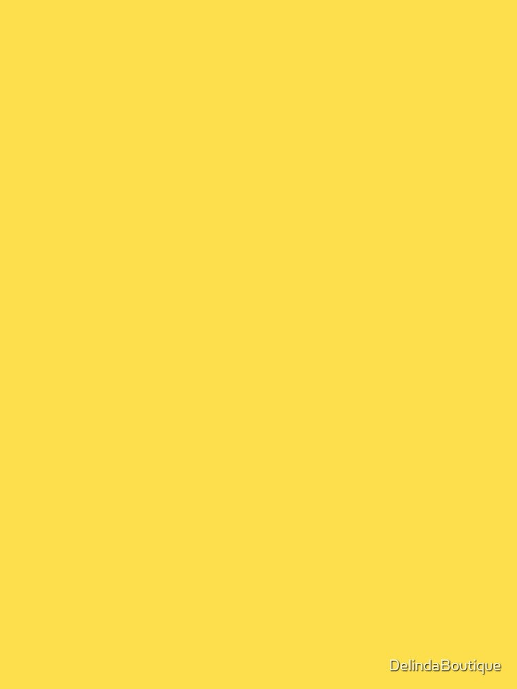 RETRO solid lemon yellow by Delinda Graphic Studio