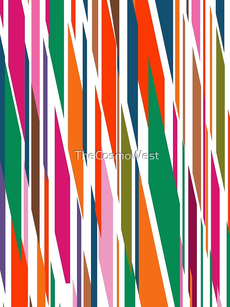 Colorful vertical stripe pattern by TheCosmoWest
