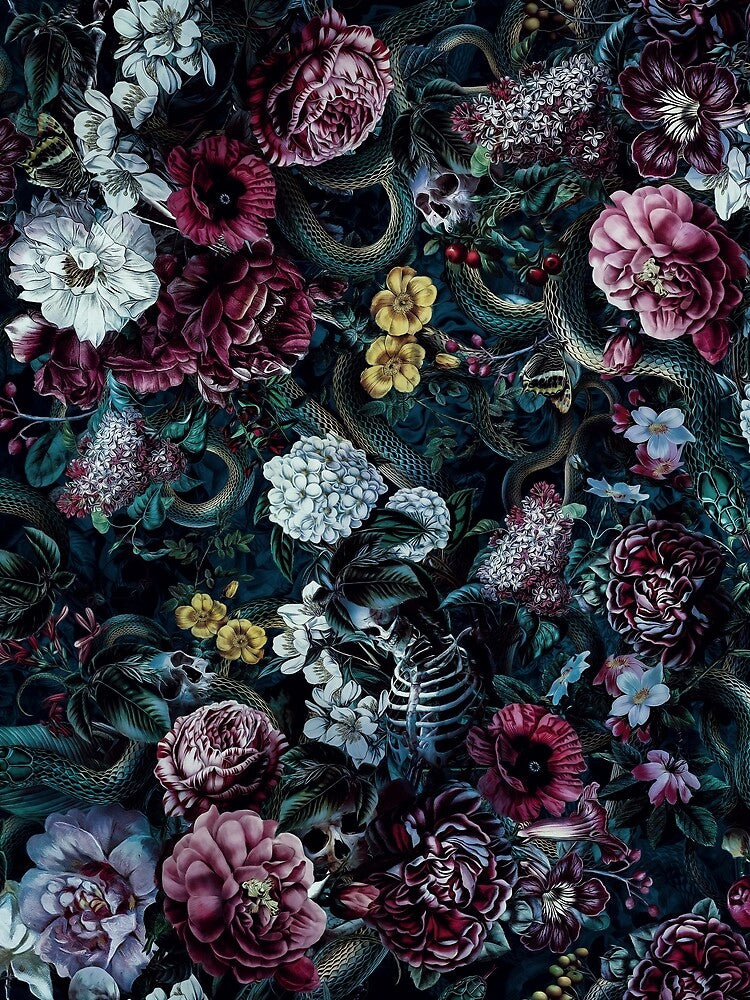 Skulls and Snake II by RIZA PEKER