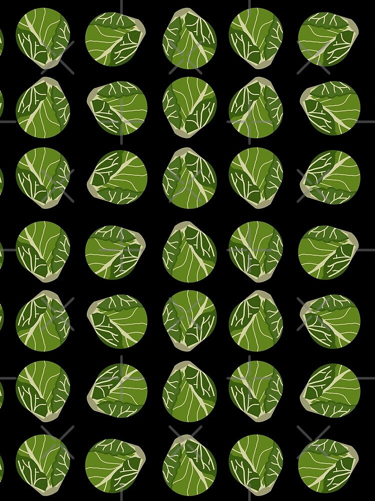 Brussel Sprout Christmas Pattern by Funful