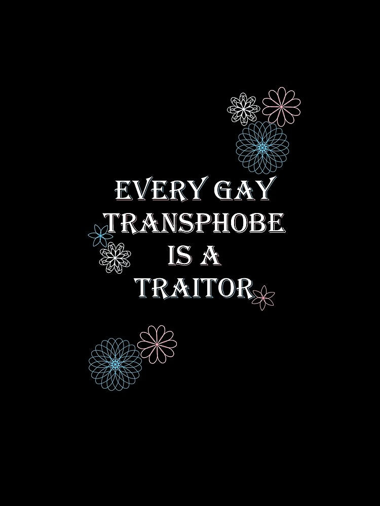 Every gay transphobe is a traitor by saltyfoxes