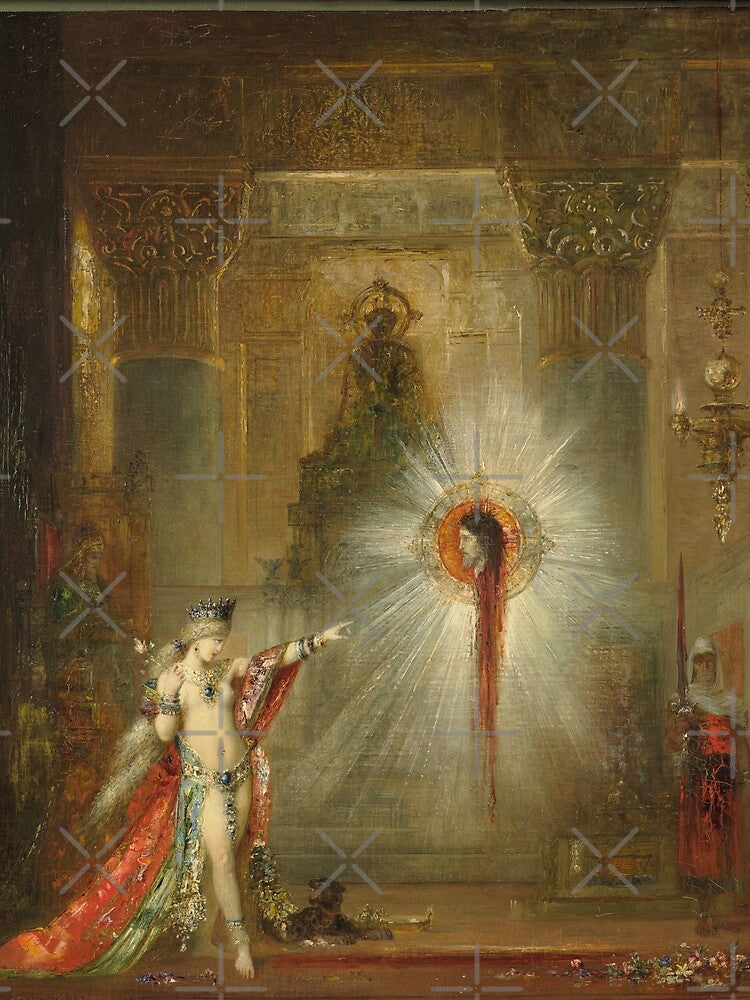 The Apparition 2- Gustave Moreau by forgottenbeauty