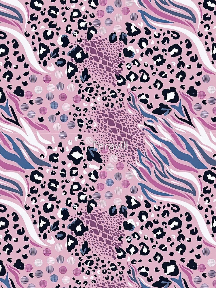 Pastel Mix Animal Skin Pattern by Teravill