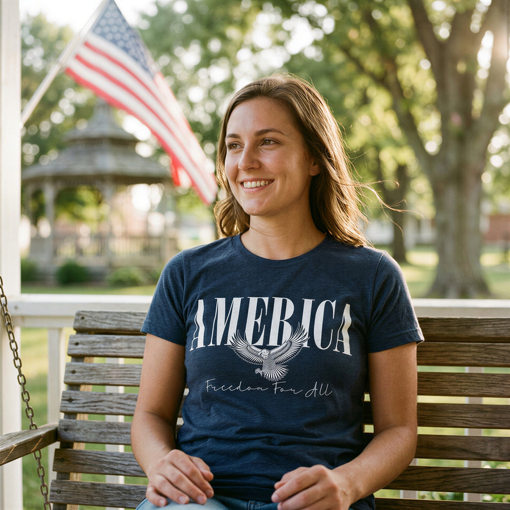 America Freedom For All Women's T Shirt