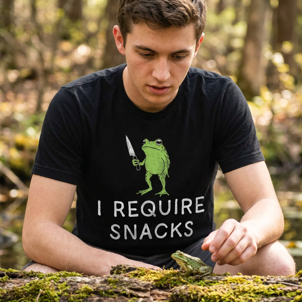 I Require Snacks Men's T Shirt