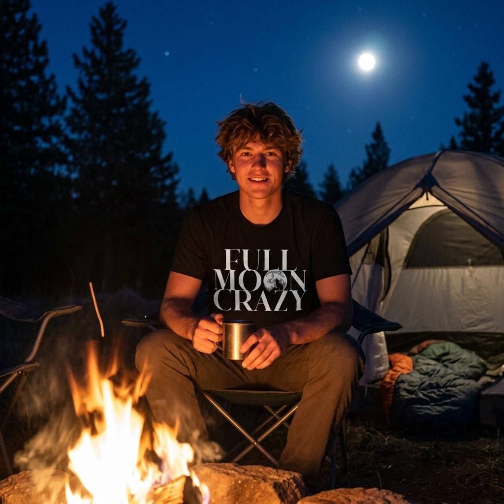Full Moon Crazy Men's T Shirt