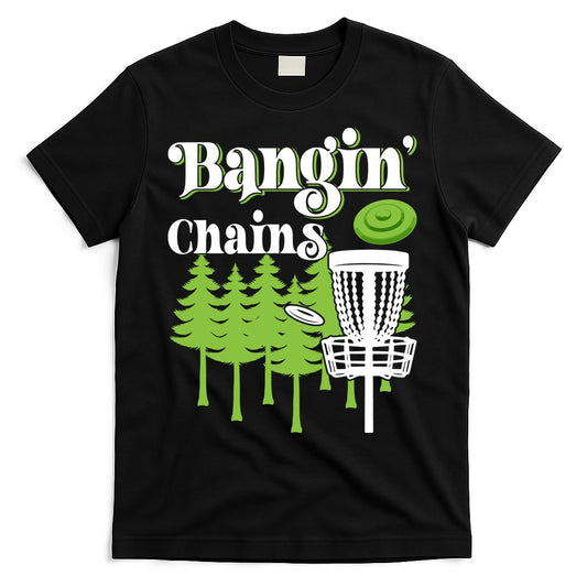 Funny Vintage Disc Golf Bangin' Chains T-Shirt