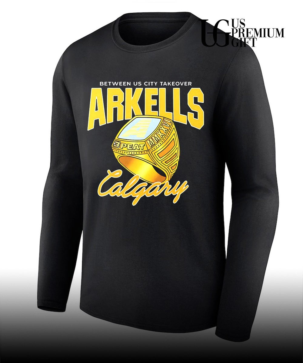 Arkells Between US City Takeover 2026 Calgary rings shirt