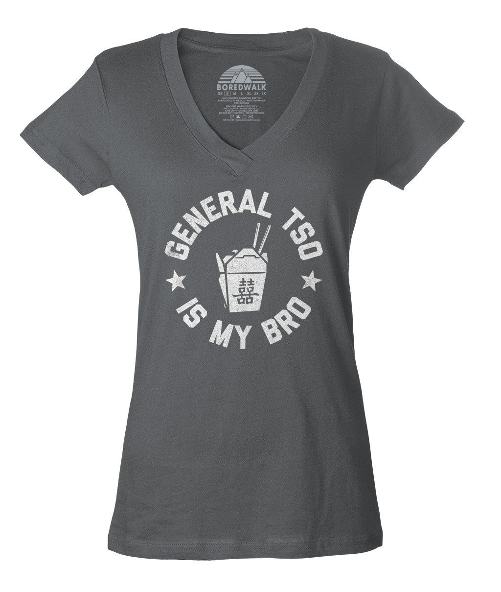 Women's General Tso Is My Bro Vneck T-Shirt