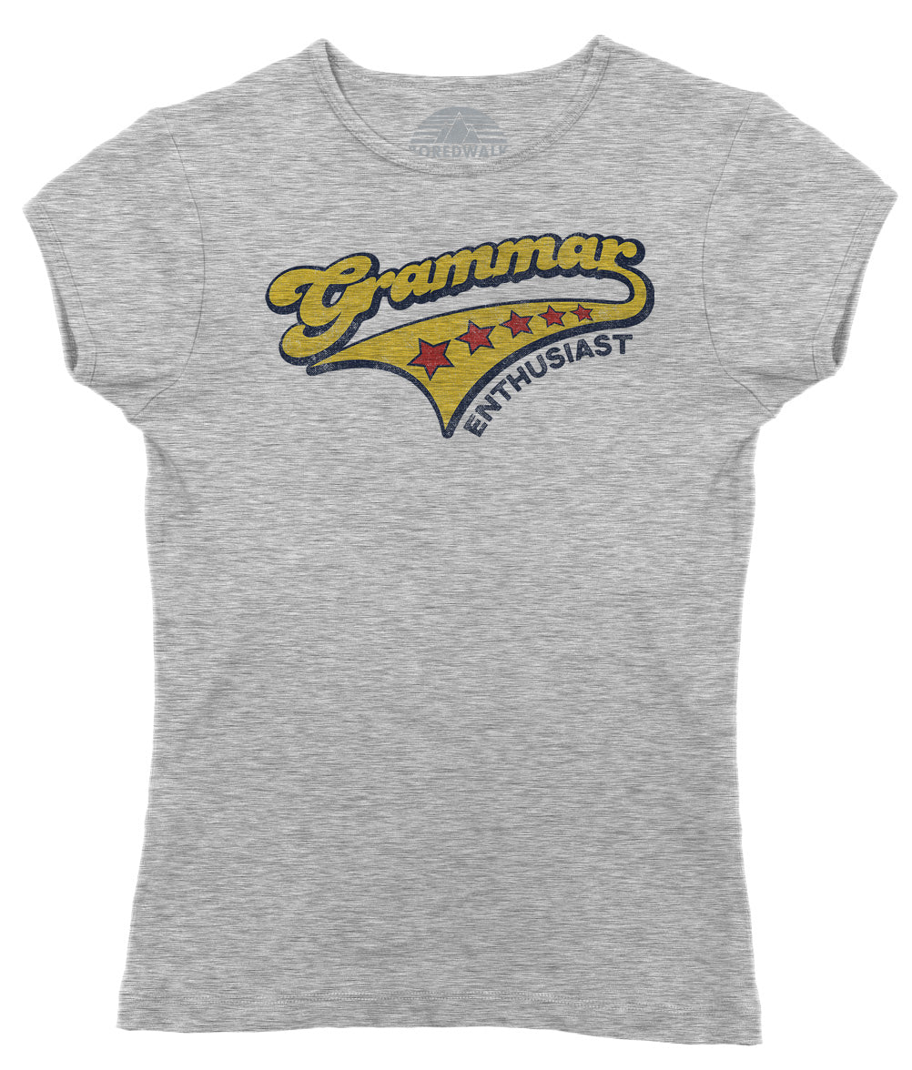 Women's Grammar Enthusiast T-Shirt - Funny Grammar Shirt