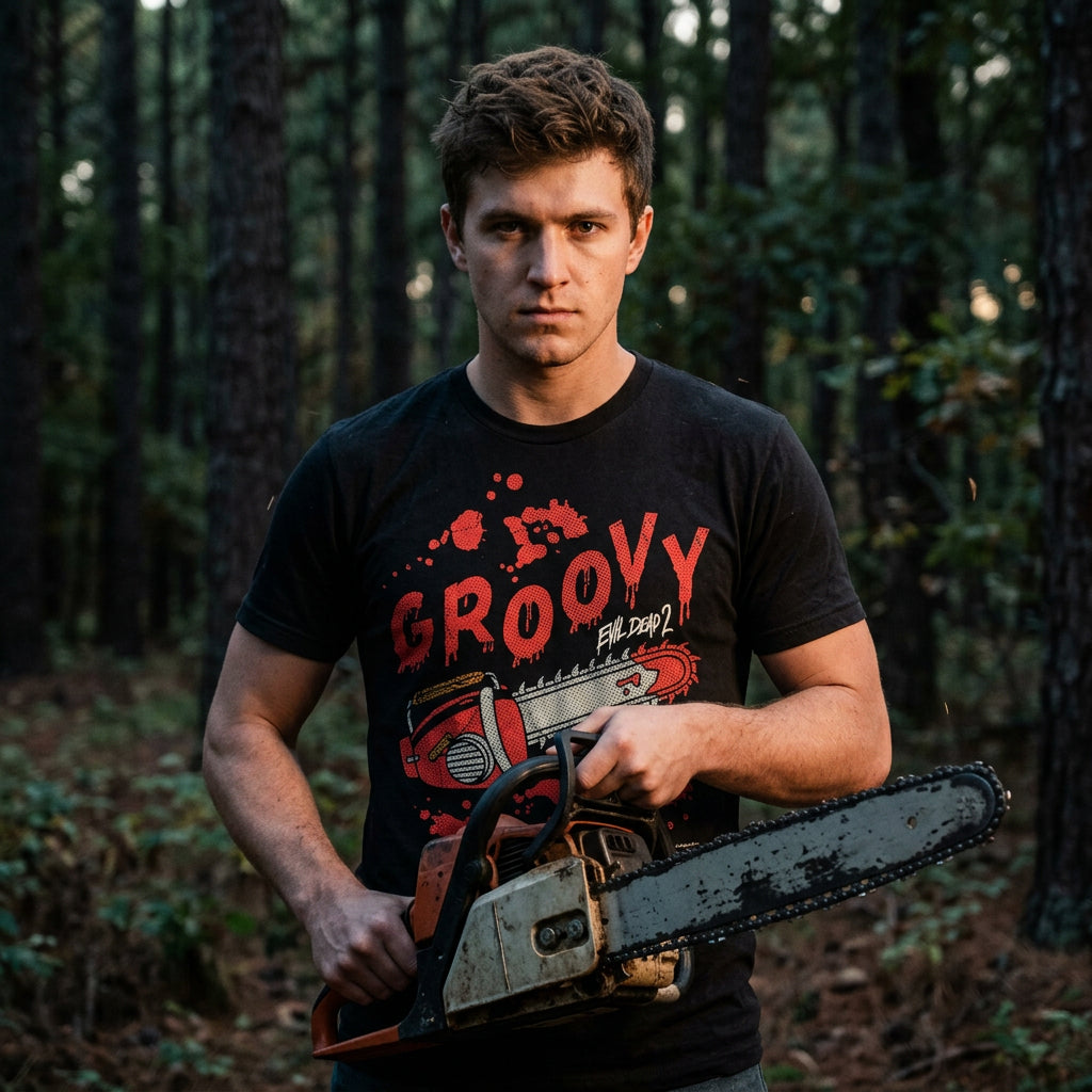 Groovy Chainsaw Men's T Shirt