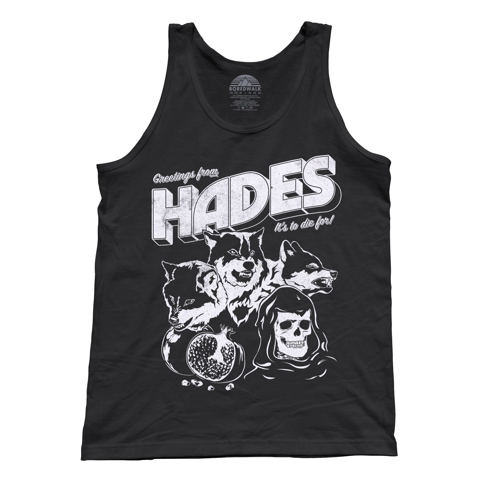 Unisex Greetings from Hades Tank Top