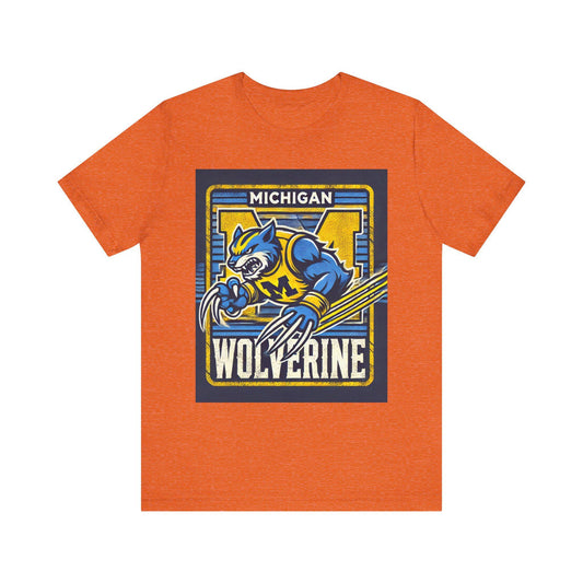 Michigan Wolverines Unisex Jersey Tee - Basketball Shirt, Stylish College Apparel, Team Spirit Wear, NCAA Shirt, Sports Gift, Final Four Tee