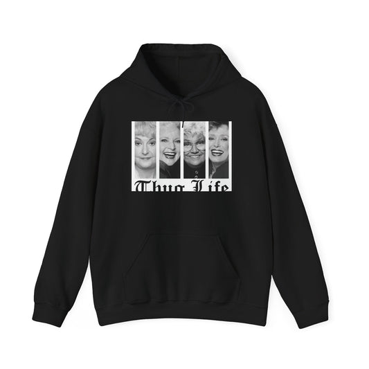 Thug Life Hoodie, Comfortable Unisex Sweatshirt, Fun Gift, Casual Style, Coziness for Friends & Family