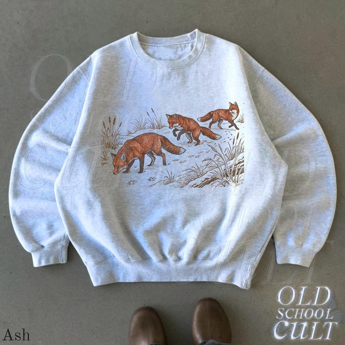 Vintage Fox Retro 90s Woodland Animal Forestcore Birthday Nature Lover Wildlife Christmas (3)