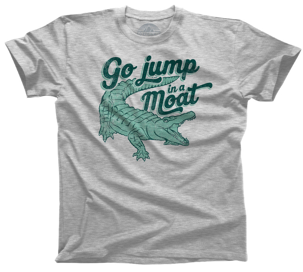 Men's Go Jump in a Moat Alligator T-Shirt