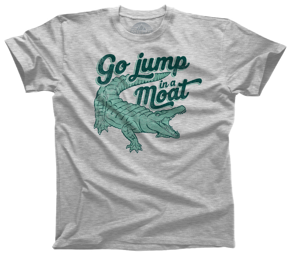 Men's Go Jump in a Moat Alligator T-Shirt