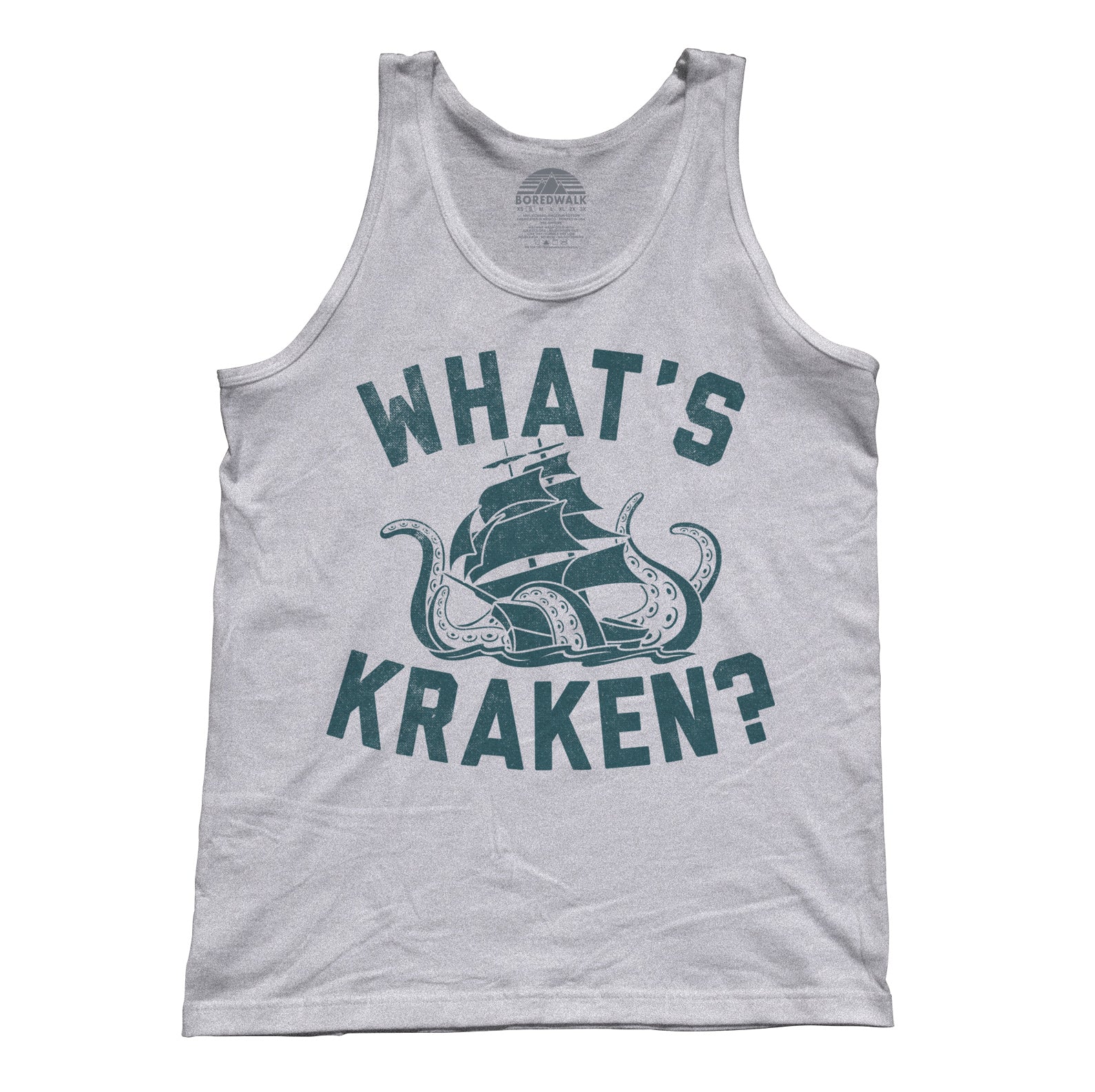 Unisex What's Kraken Sea Monster Tank Top
