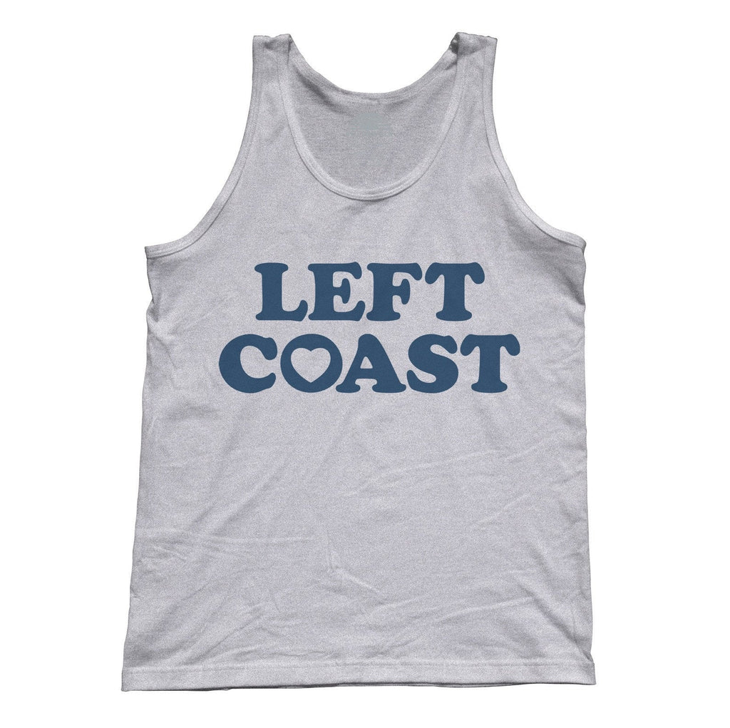 Unisex Left Coast Tank Top - California Oregon Washingon West Coast