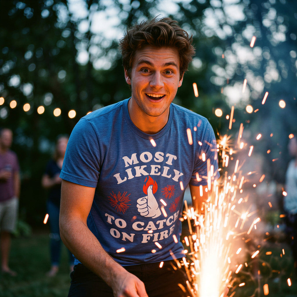 Most Likely To Catch On Fire Men's T Shirt