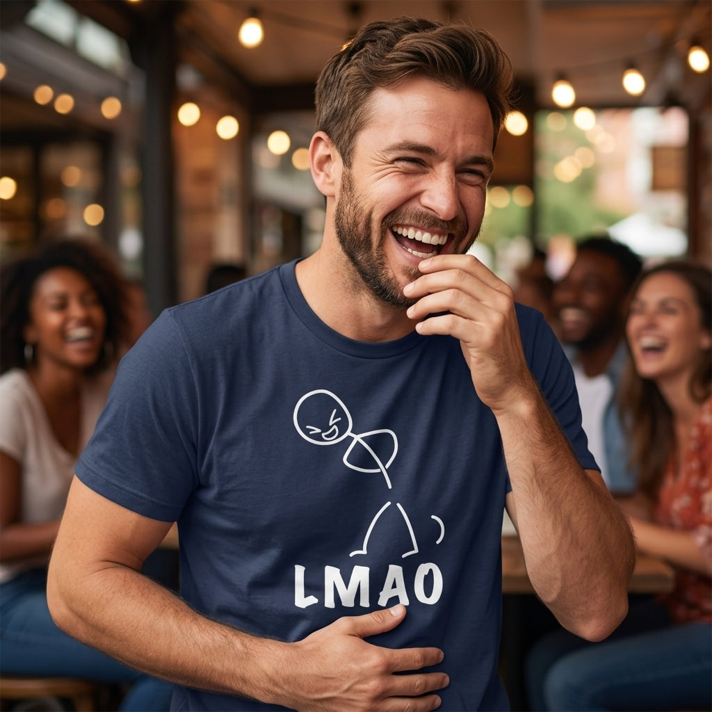 LMAO Stick Figure Men's T Shirt