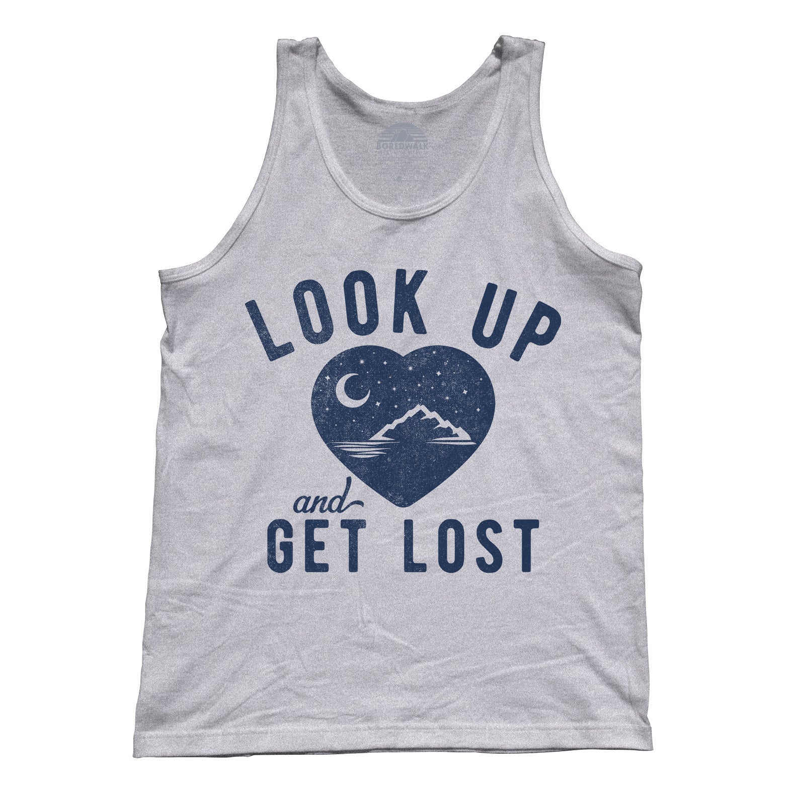 Unisex Look Up and Get Lost Tank Top - Astronomy Shirt