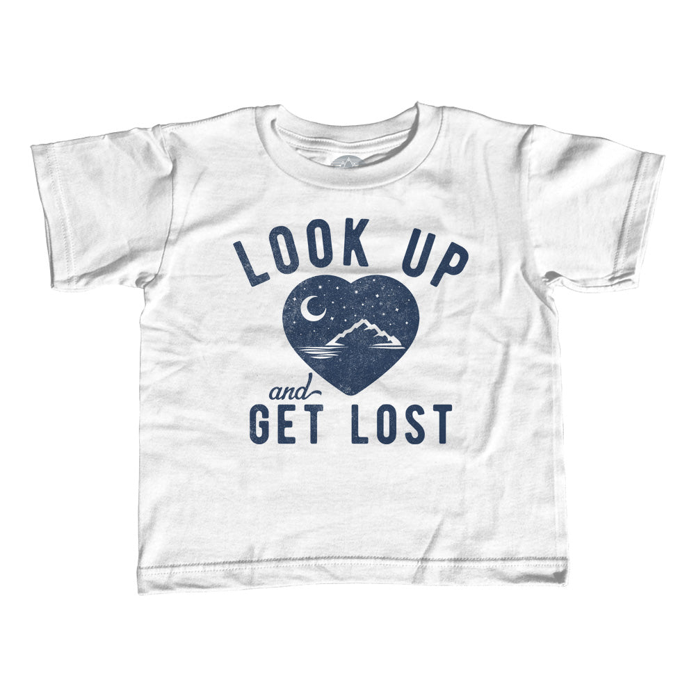 Girl's Look Up and Get Lost T-Shirt - Unisex Fit - Astronomy Shirt