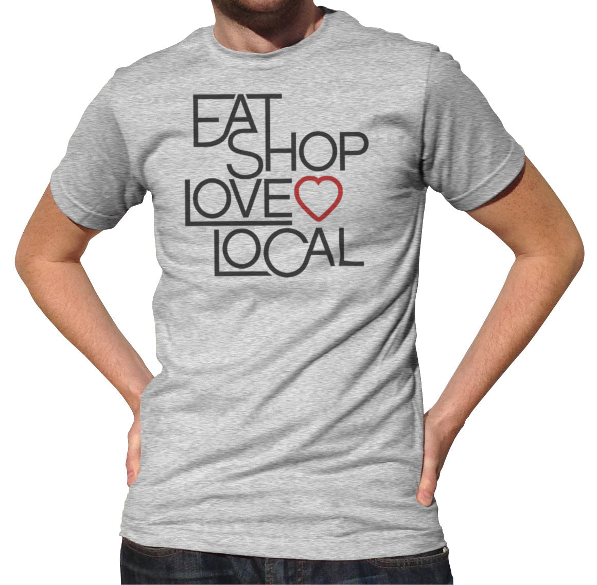Men's Love Shop Eat Local T-Shirt