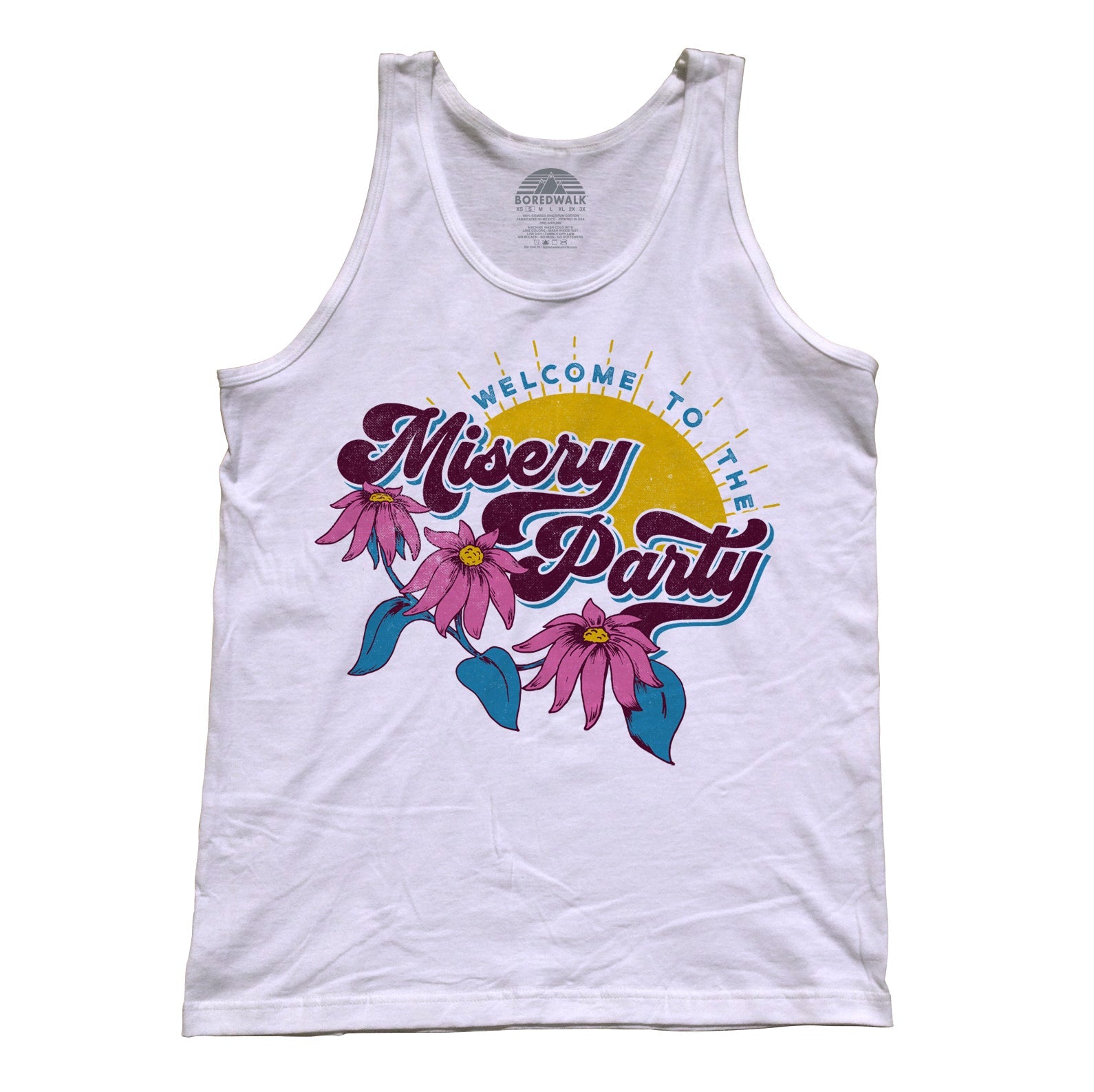 Unisex Welcome To The Misery Party Tank Top